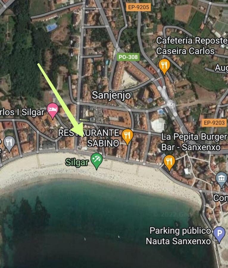 Apartamento Playa Silgar -50 M Playa Con 2 Garajes Y 3 Dormitorios サンシェンショ エクステリア 写真
