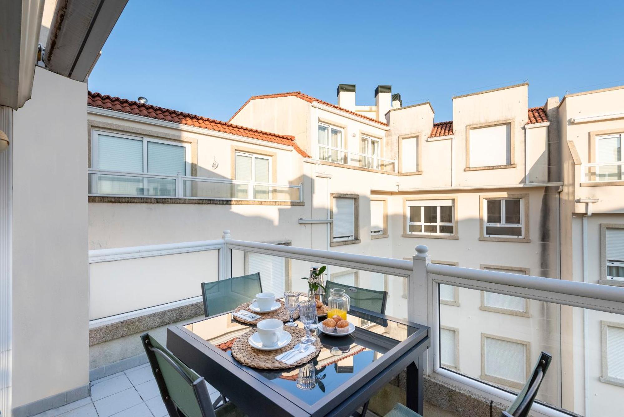 Apartamento Playa Silgar -50 M Playa Con 2 Garajes Y 3 Dormitorios サンシェンショ エクステリア 写真